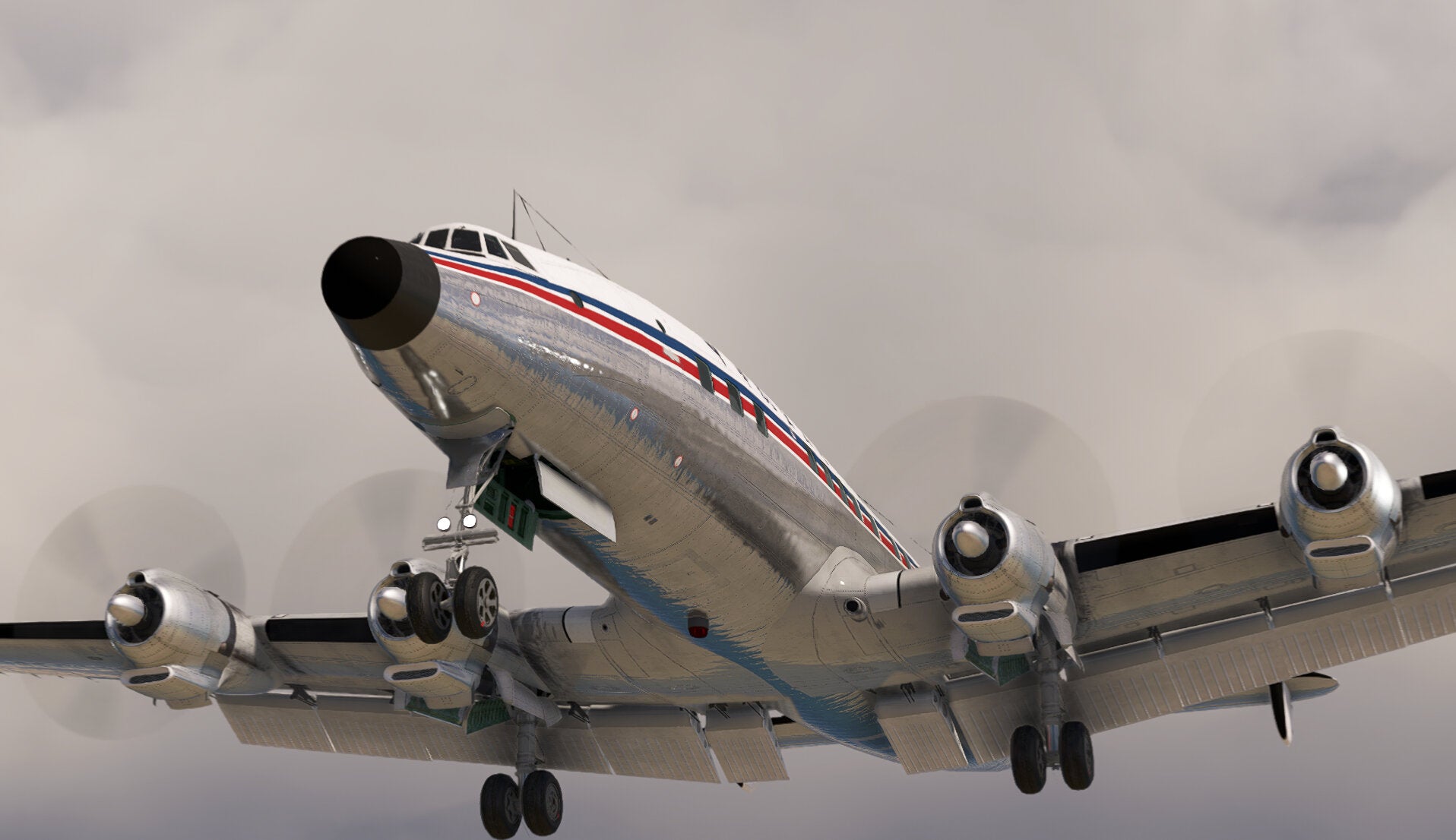 Airplane Diecast China AIRLINES B-1809 1:500 Scale