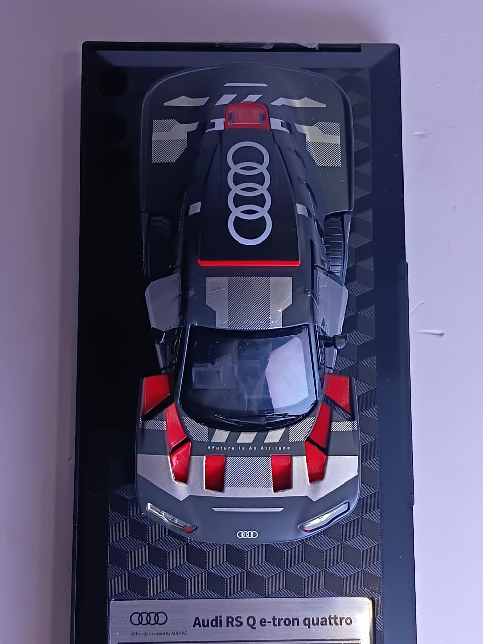 CCA AUDI RS QETRON QUATTRO 1:32 DIECAST MODEL 312749 BLACK