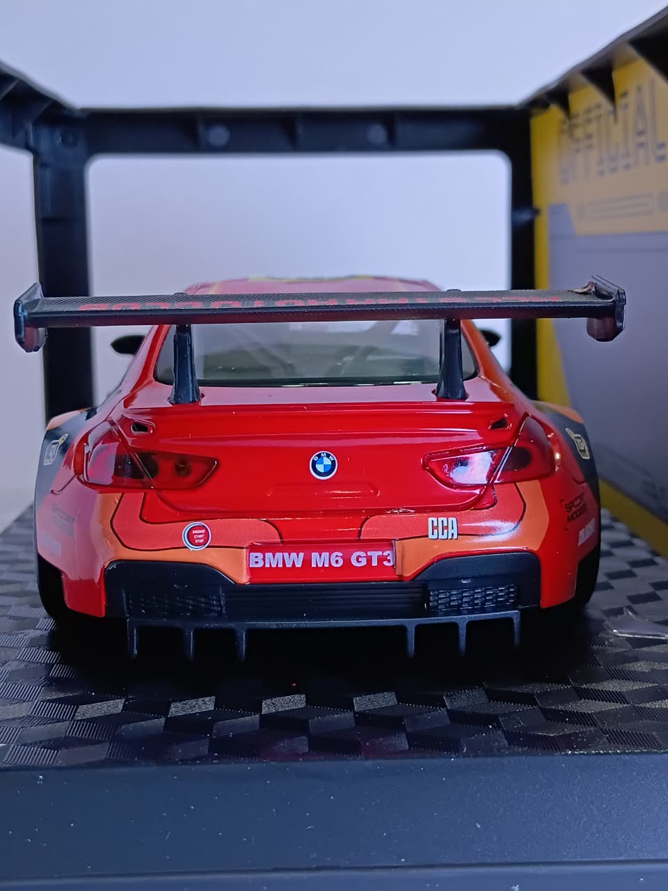 CCA BMW M6 GT3 1/24 SCALE 68268K RED DIECAST MODEL