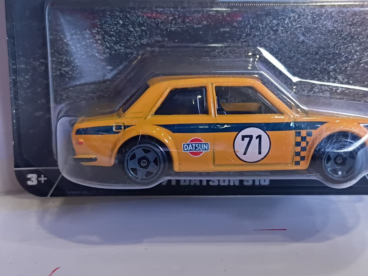 HOT WHEELS SILVER SERIES RR 71 DATSUN 510 YELLOW