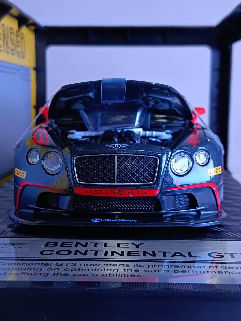 CCA BENTLEY CONTINENTAL GT3 1/24 SCALE GREY 68267