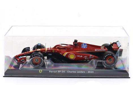 BBURAGO 18-26821L FERRARI SF24-CHARLES LECLERC -2024 DIECAST MODEL