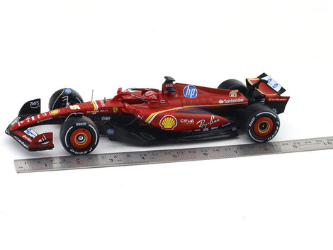 BBURAGO 18-26821L FERRARI SF24-CHARLES LECLERC -2024 DIECAST MODEL