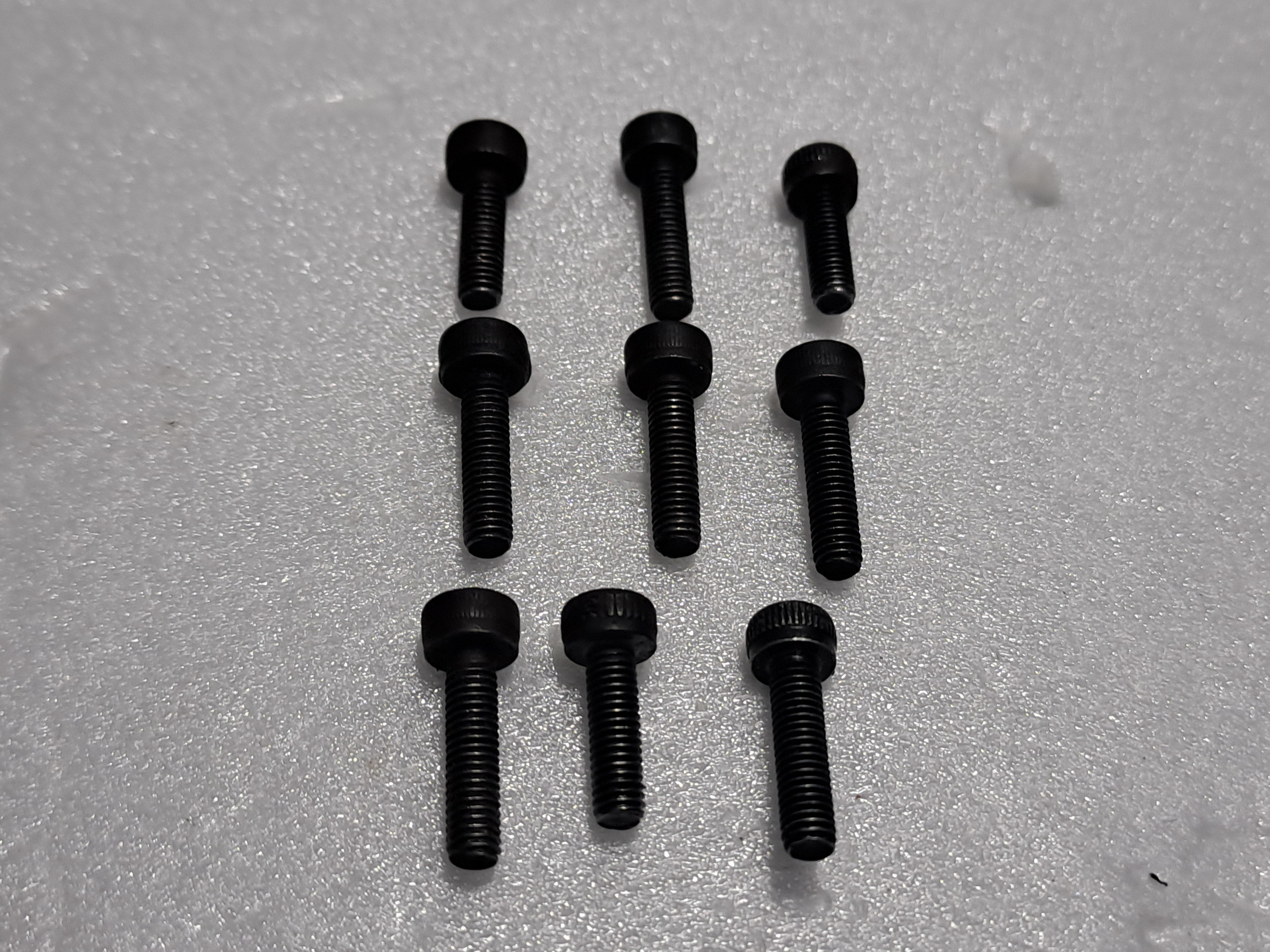 3X12mm HEX BOLT(PACK OF = 5)  PRE-OWNED