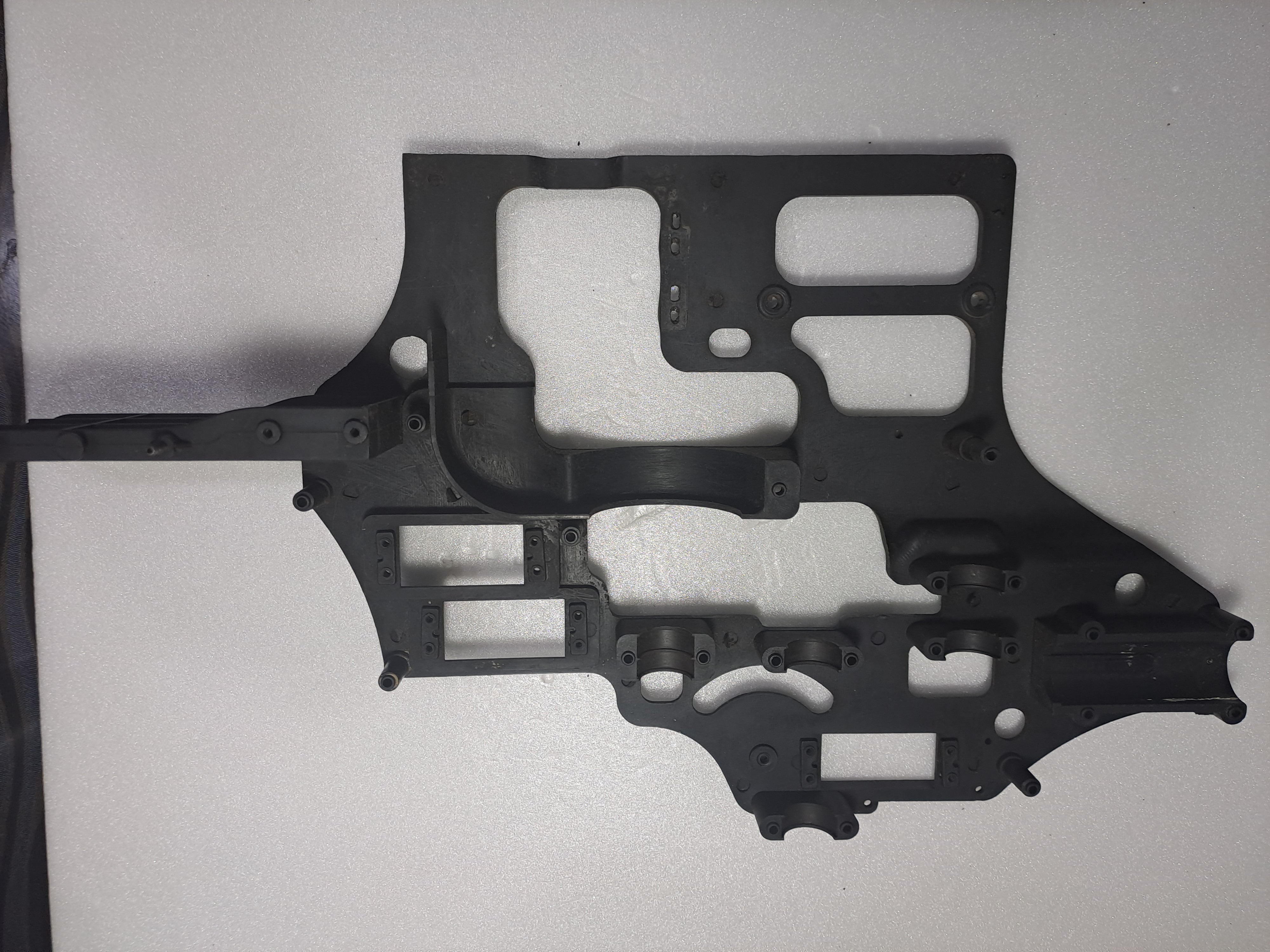 550 SIZE NITRO HELI MAIN FRAME SET PRE-OWNED