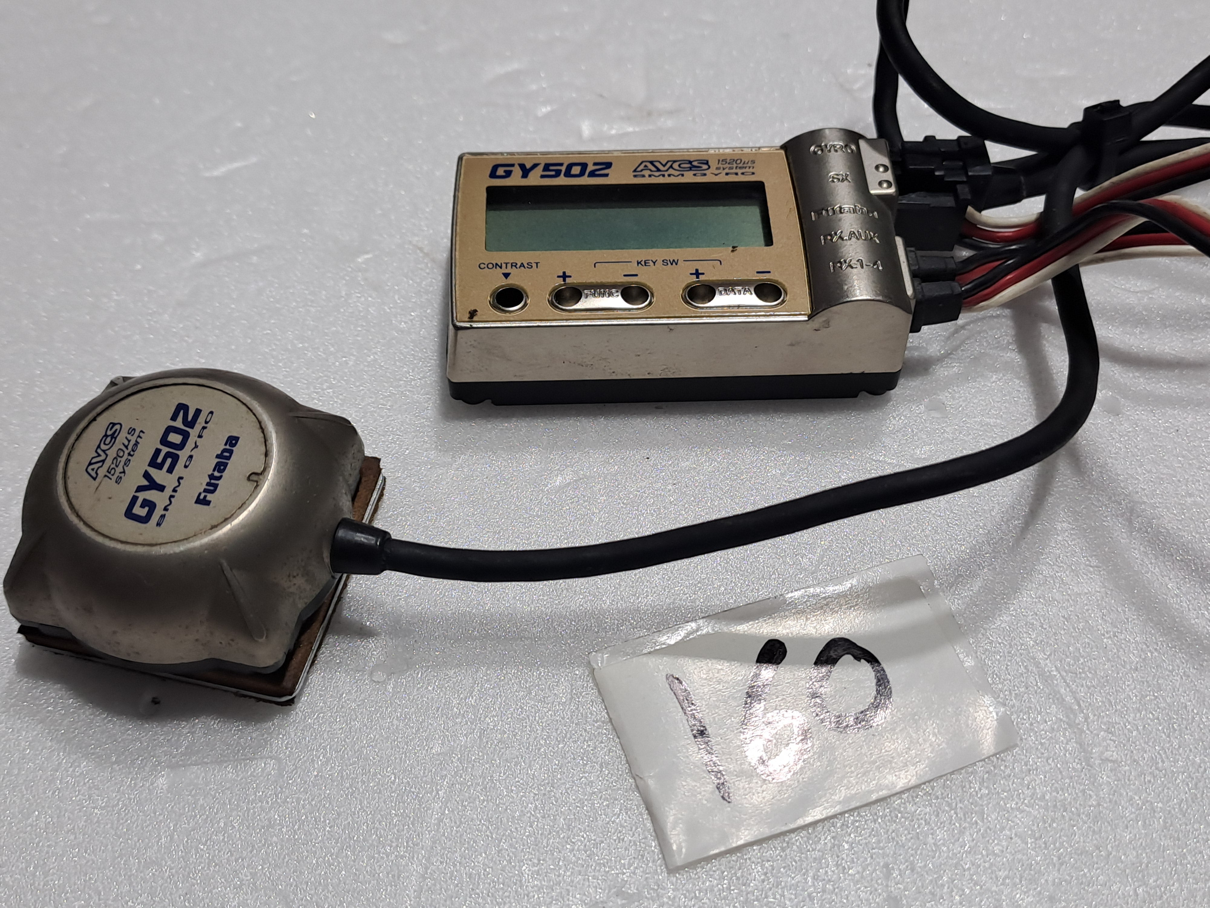 FUTABA GY502 AVCS GYRO W LCD CONTROLLER PRE OWNED QUALITY