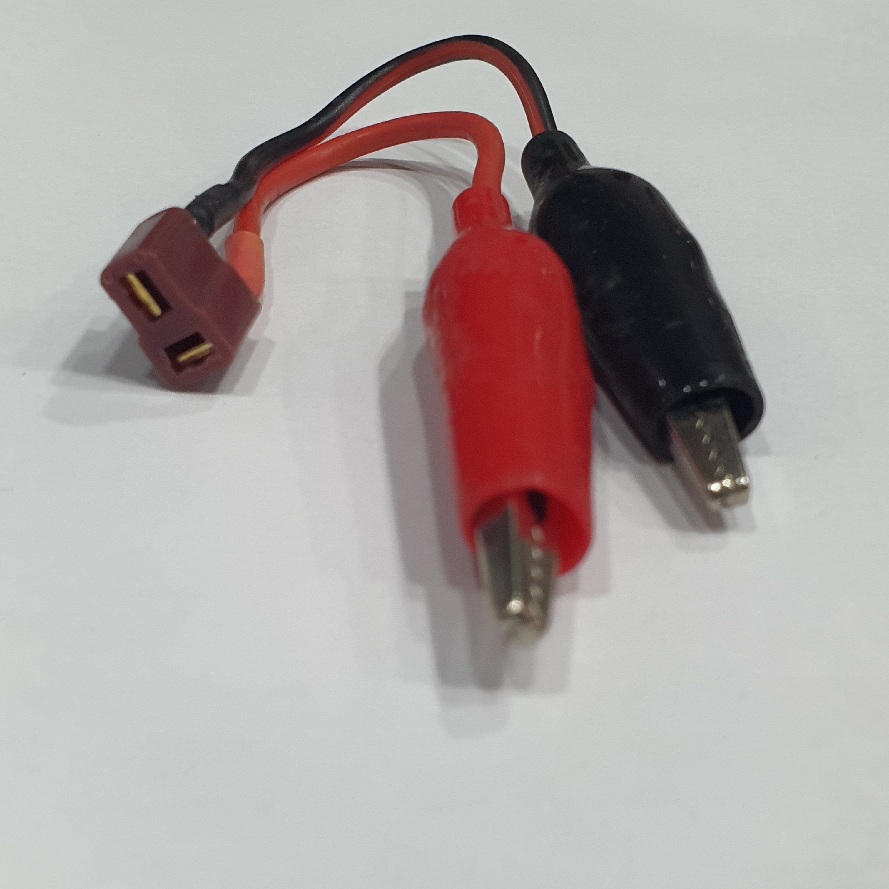 ALLIGATOR CLIP TO T-PLUG FEMALE CONNECTOR