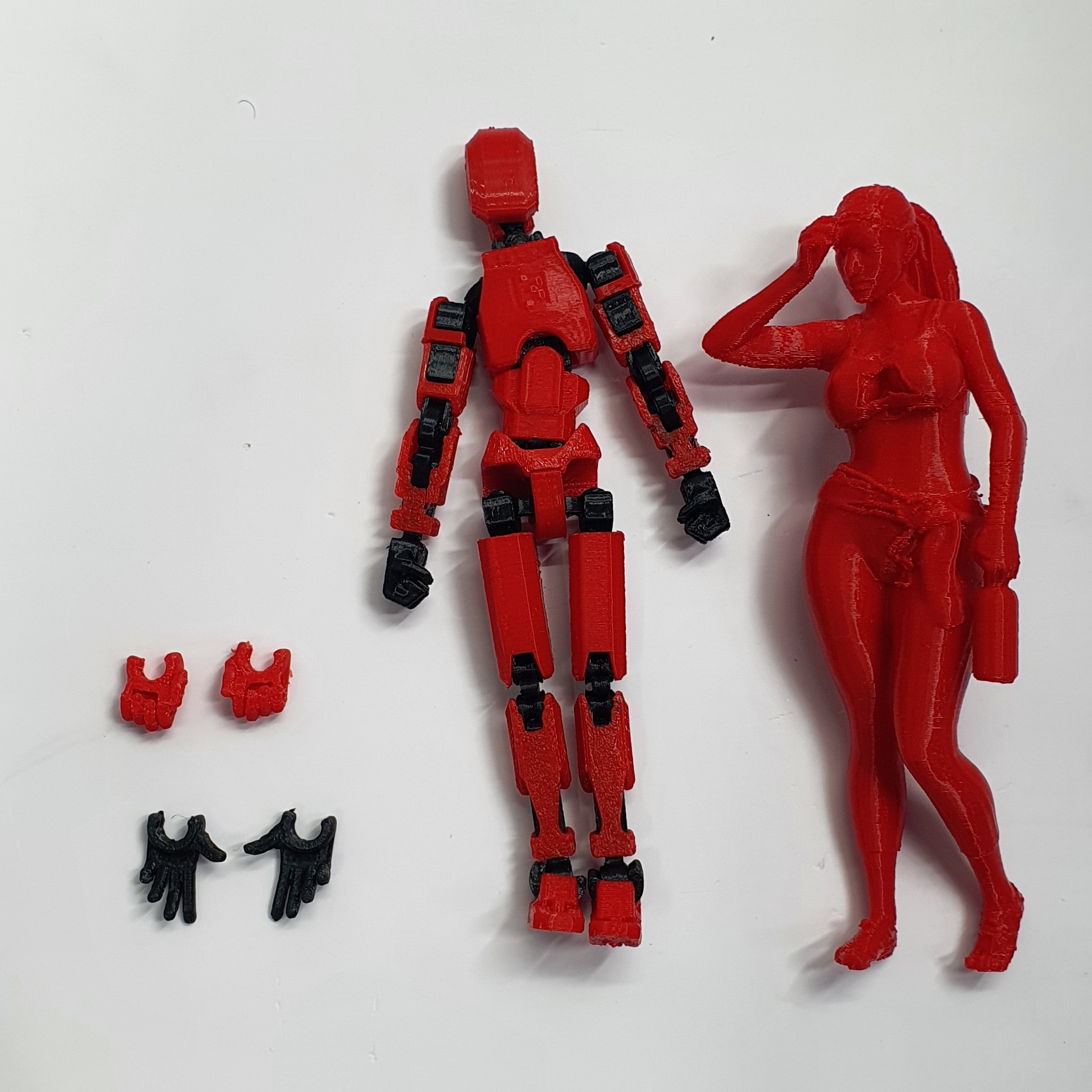 SCALE MINIATURE ACCESSORIES ARTICULATED ACTION TRAINING DUMMY - 3D POSEABLE FIGUURE