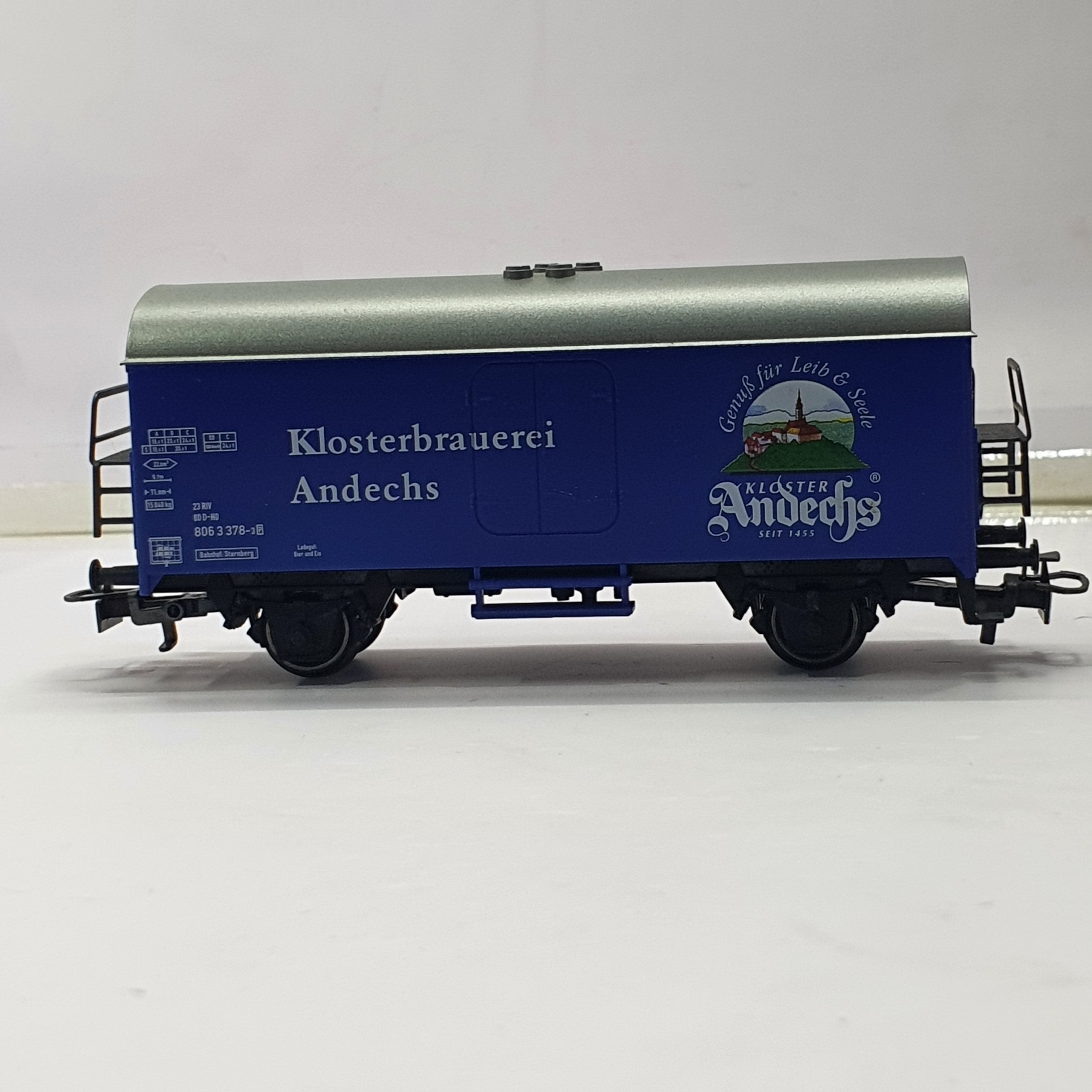 MARKLIN H0 44197 1/87 SCALE REFRIGERATED CAR BREWERY KLOSTERBRAUEREI ANDECHS