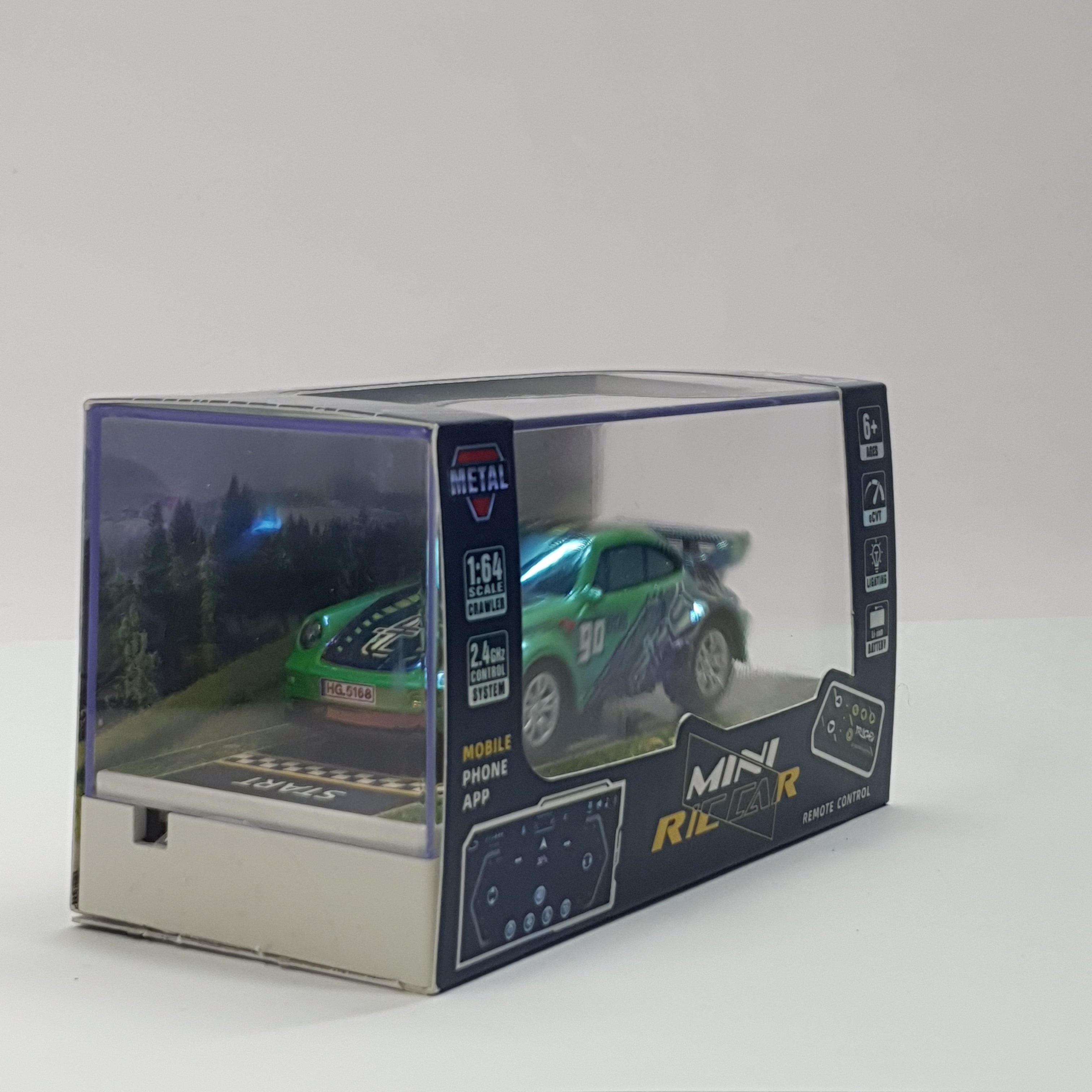 MINI RC CAR SPEED-REGULATING ALLOY HG4-429 1:64 (90 SUPER SPEED SPORT FIRST)