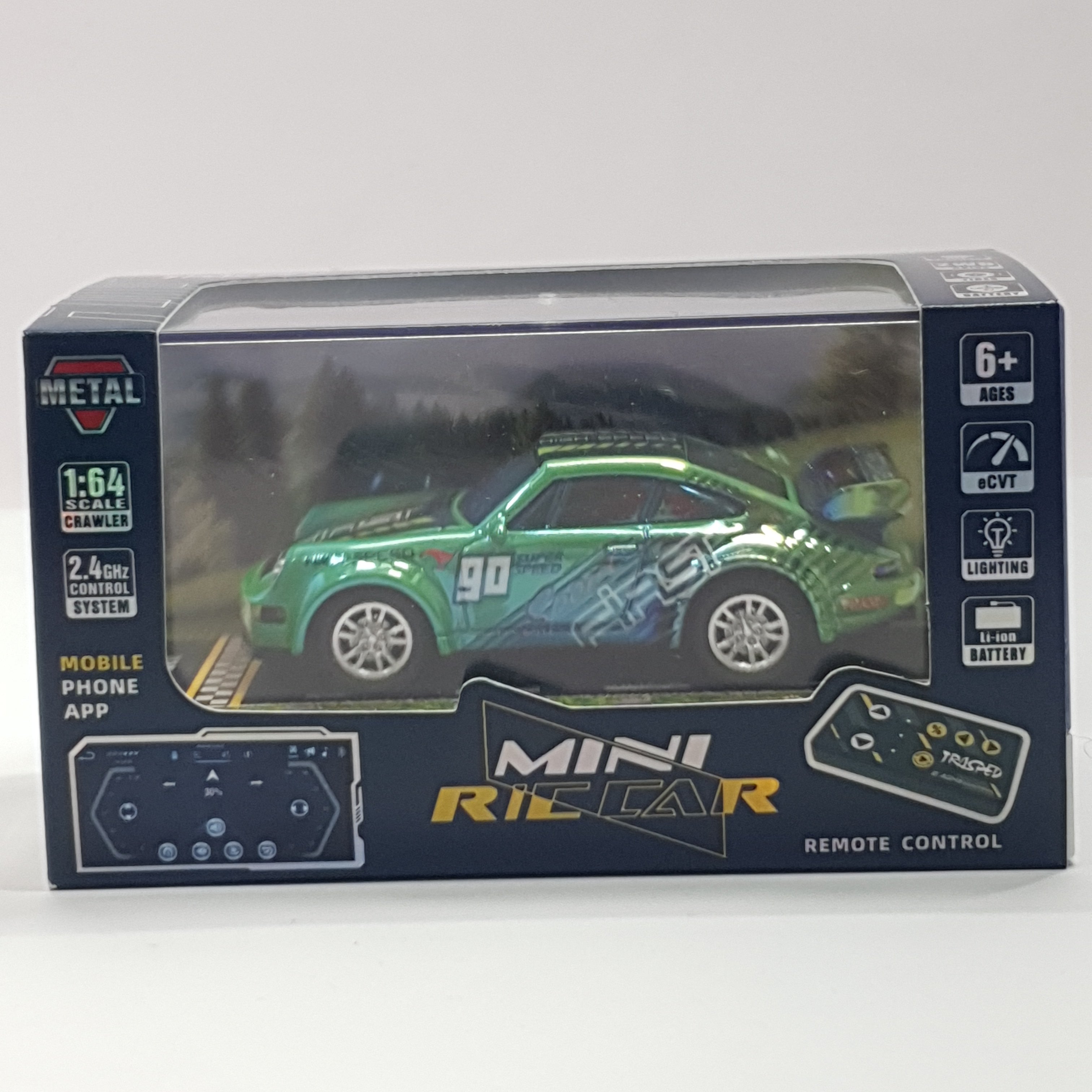 MINI RC CAR SPEED-REGULATING ALLOY HG4-429 1:64 (90 SUPER SPEED SPORT FIRST)