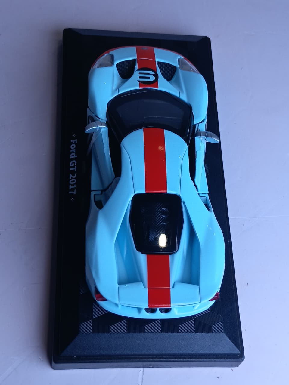 CCA GULF 1:42 FORD GT 2017 DIECAST MODEL 67057F CAR SKY BLUE/ORANGE