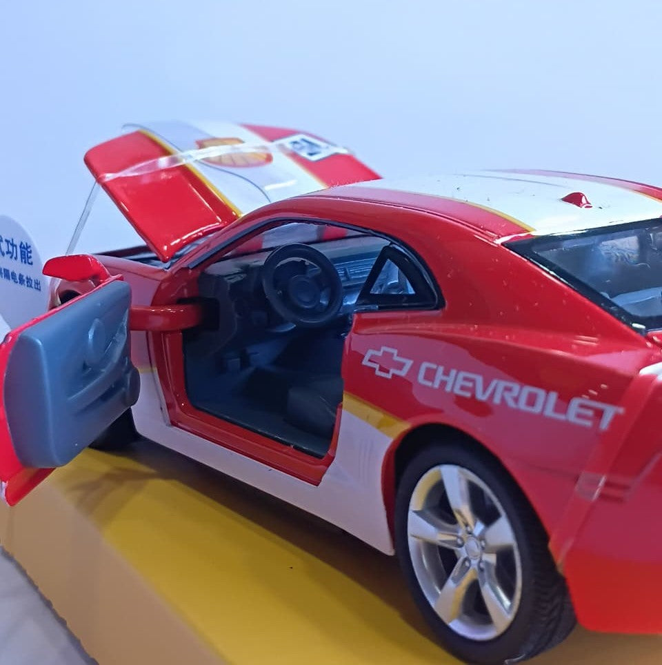 CCA SHELL CHEVROLET CAMARO SS 1:32 DIECAST MODEL 88335E RED WHITE