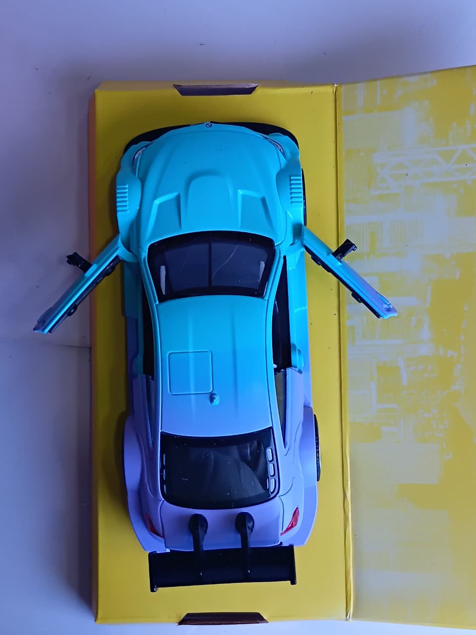 CCA 1:36 12024 BMW M4 DTM GREEN AND PURPLE DIECAST MODEL