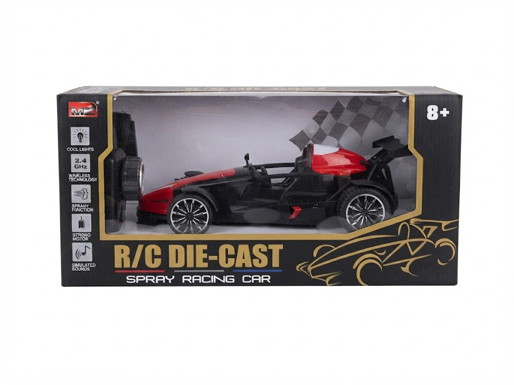 MZ YY2033 1/12 2.4GHZ R/C DIECAST SPRAY RACING CAR RED COLOR