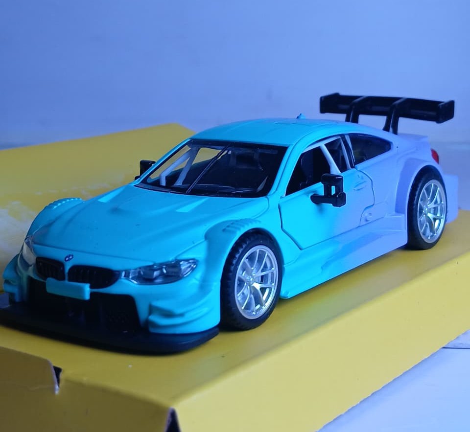 CCA 1:36 12024 BMW M4 DTM GREEN AND PURPLE DIECAST MODEL