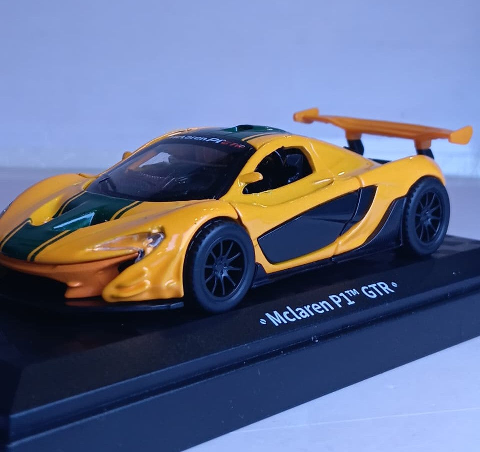 CCA 1:40 MCLAREN P1 GTR DIECAST MODEL 67062A CAR YELLOW