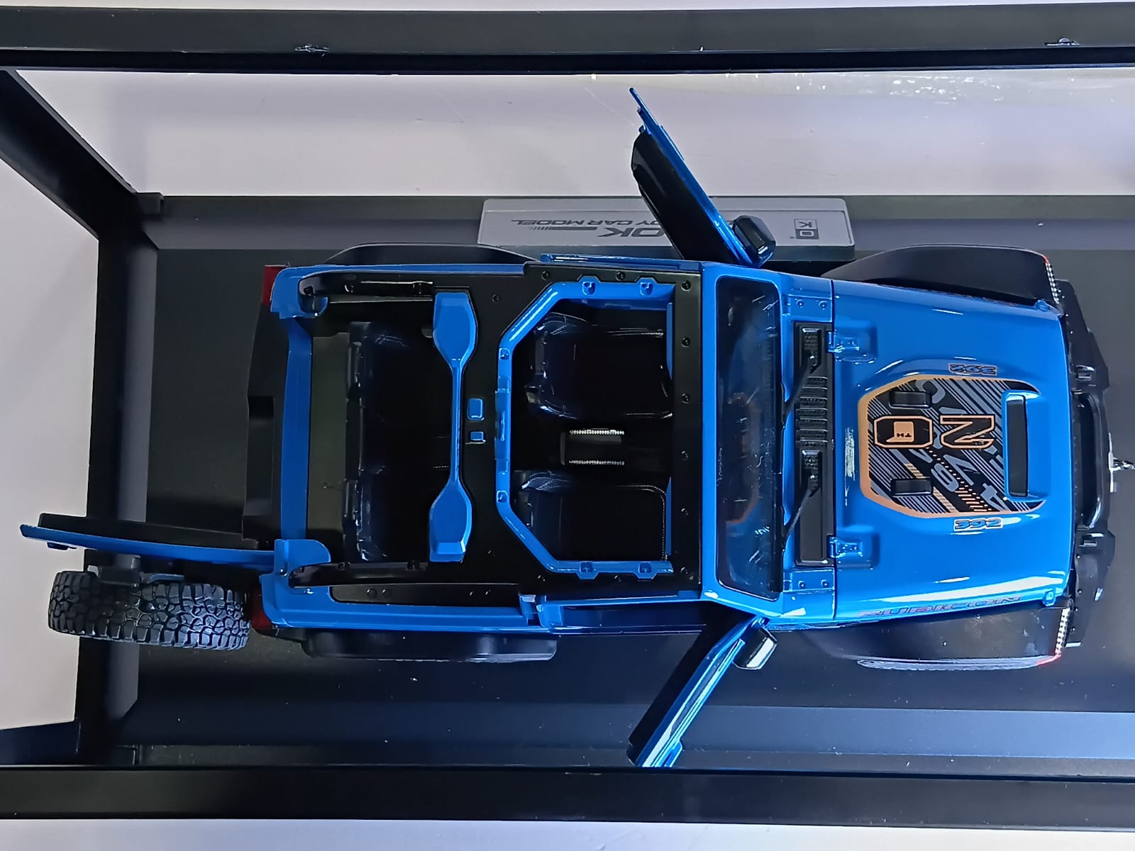1:18 ALLOY CAR K1-13-A RECON JEEP RUBICON DIE-CAST MODEL SKY BLUE