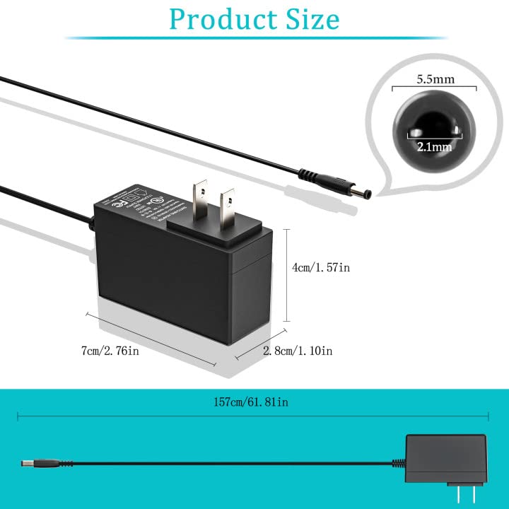 12V ADAPTOR 12V -1AMP WITH DC PIN