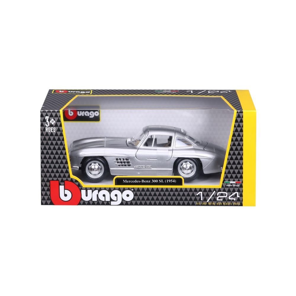 BBURAGO 18-92023S 1:24 1954 MERCEDES BENZ 300SL DIECAST MODEL