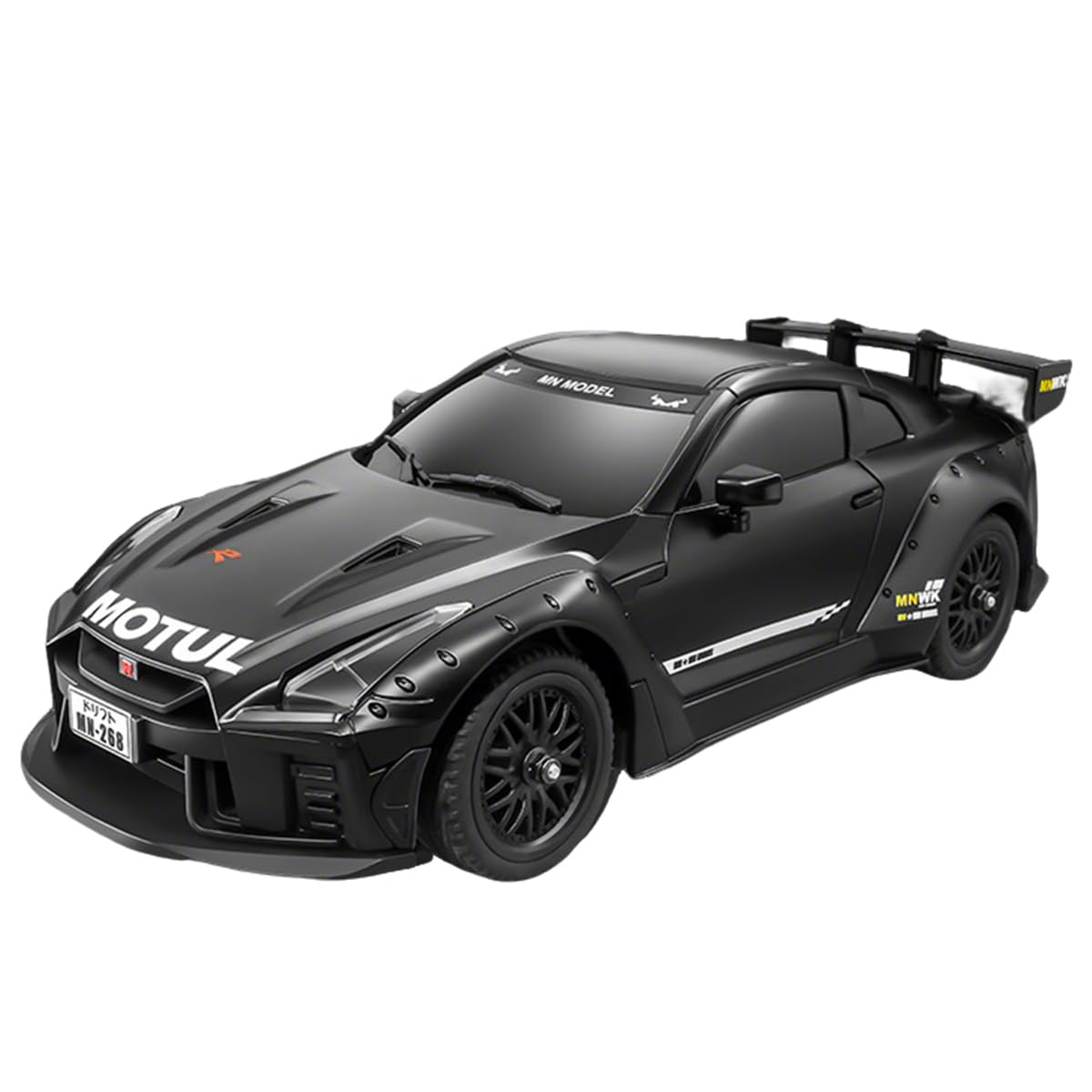 MN MODEL DRIFT GT-R R35 MN268 1:16 W/GYRO RTR REAR DRIVE DRIFT CAR (SILVER)