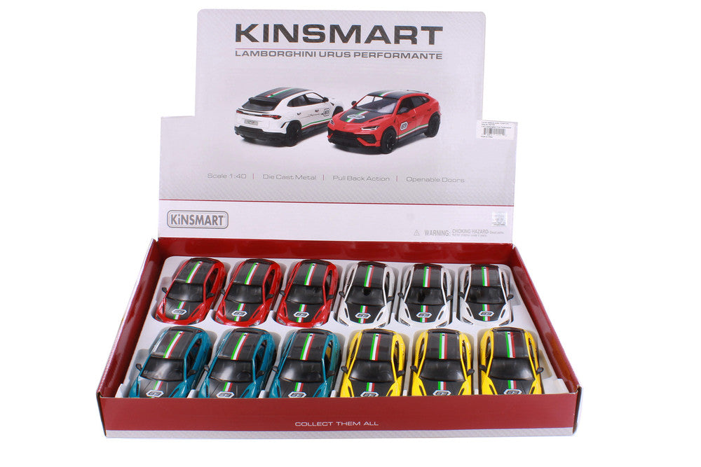 KINSMART LAMBORGHINI URUS PERFORMANTE 1:40 NO KT5447DF (YELLOW)