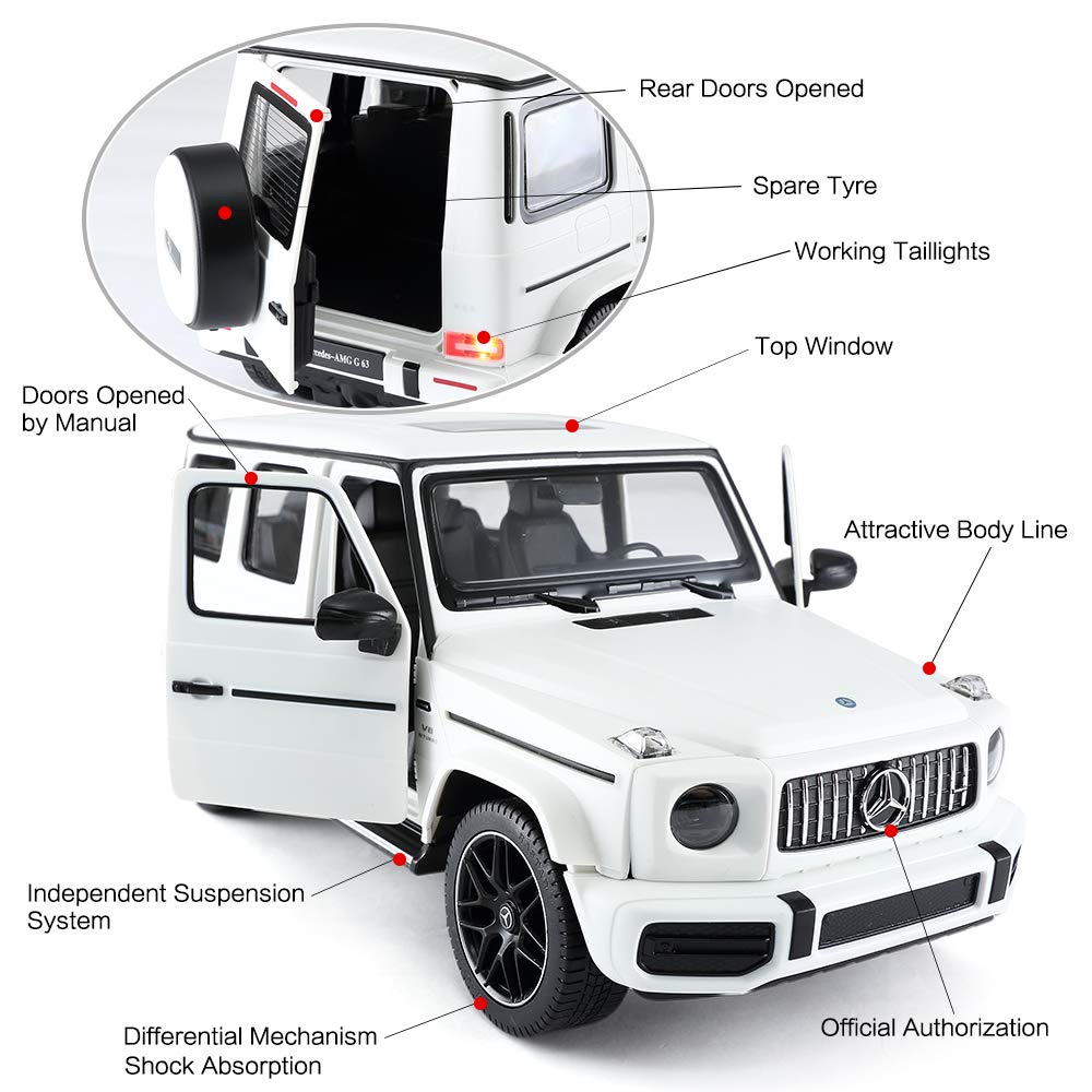 RASTAR MERCEDES-AMG G63 95700 RC CAR 1/14 SCALE (WHITE)