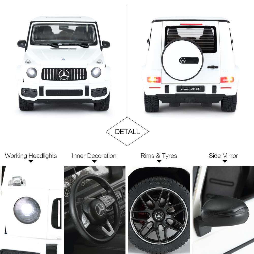 RASTAR MERCEDES-AMG G63 95700 RC CAR 1/14 SCALE (WHITE)