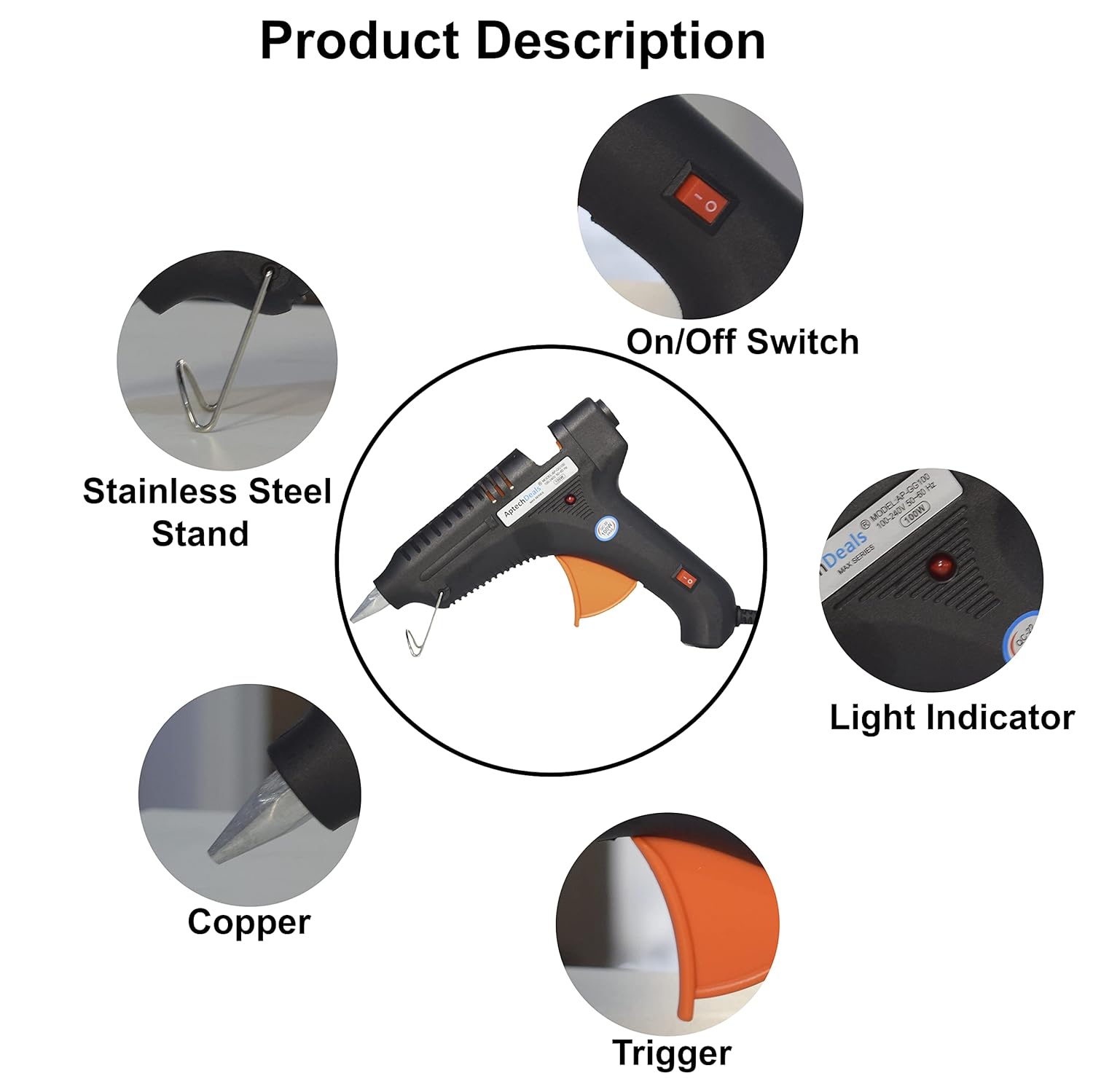 GLUE GUN 100 WATT LB-108