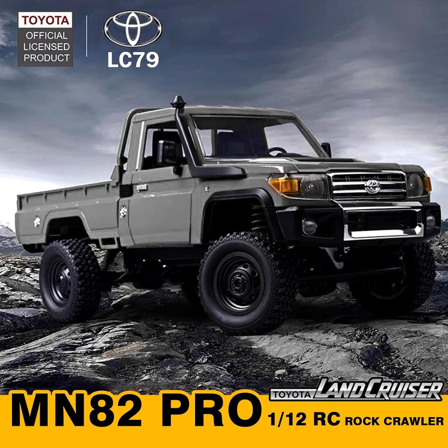MN MODEL TOYOTA LAND CRUISER LC79 MN-82P PRO 1:12 4WD 2.4G RC ROCK CRAWLER – SILVER