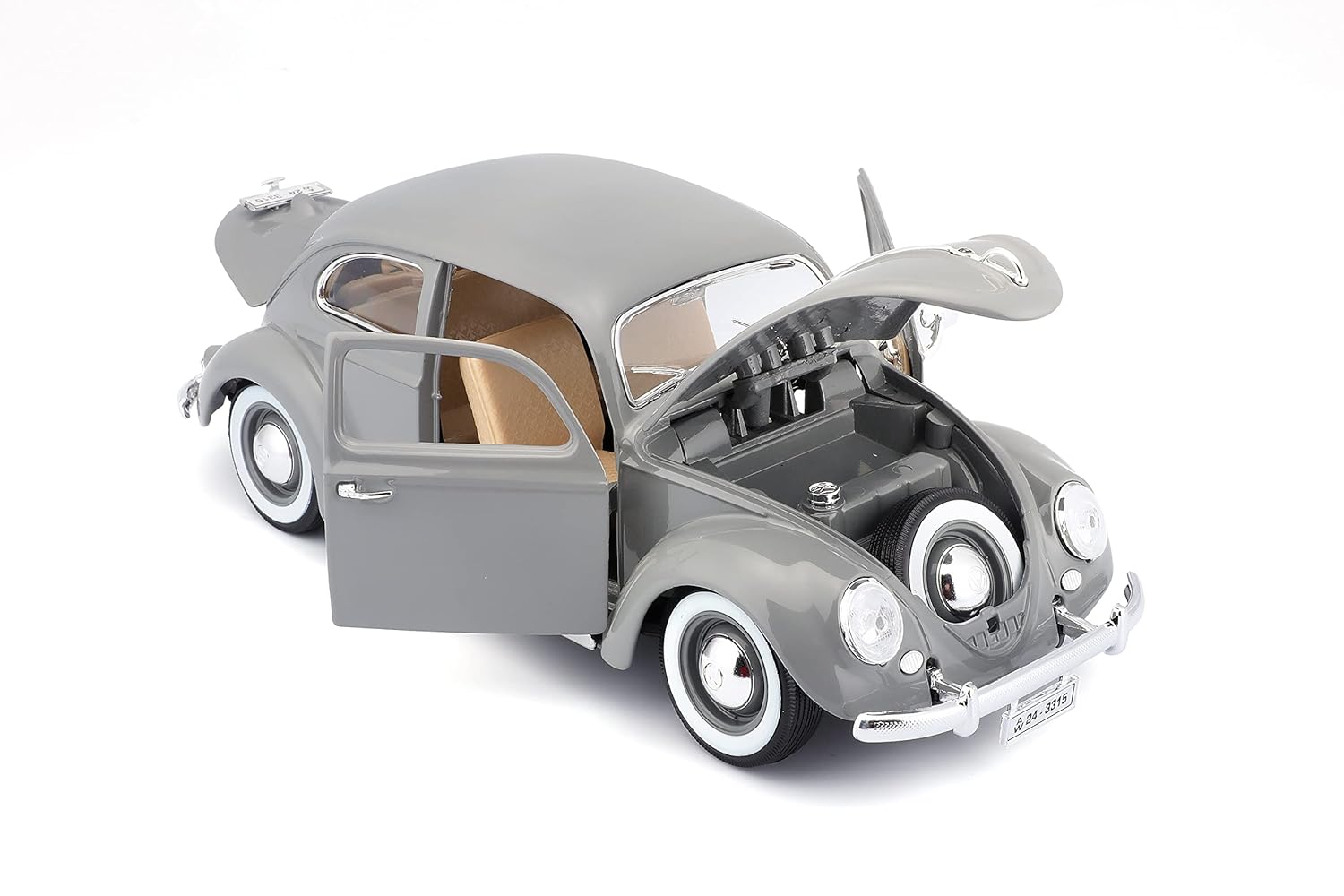 BBURAGO 18-92029G 1:18 1955 VOLKSWAGEN KAFER BEETLE DIECAST MODEL