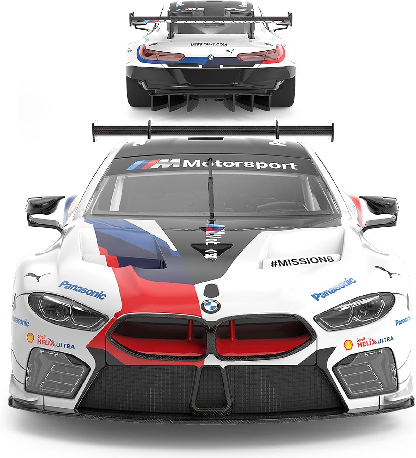 RASTAR 97200 1/18 BMW M8 GTE RC CAR BUILDING KITS (66 PCS & 8 PTS)