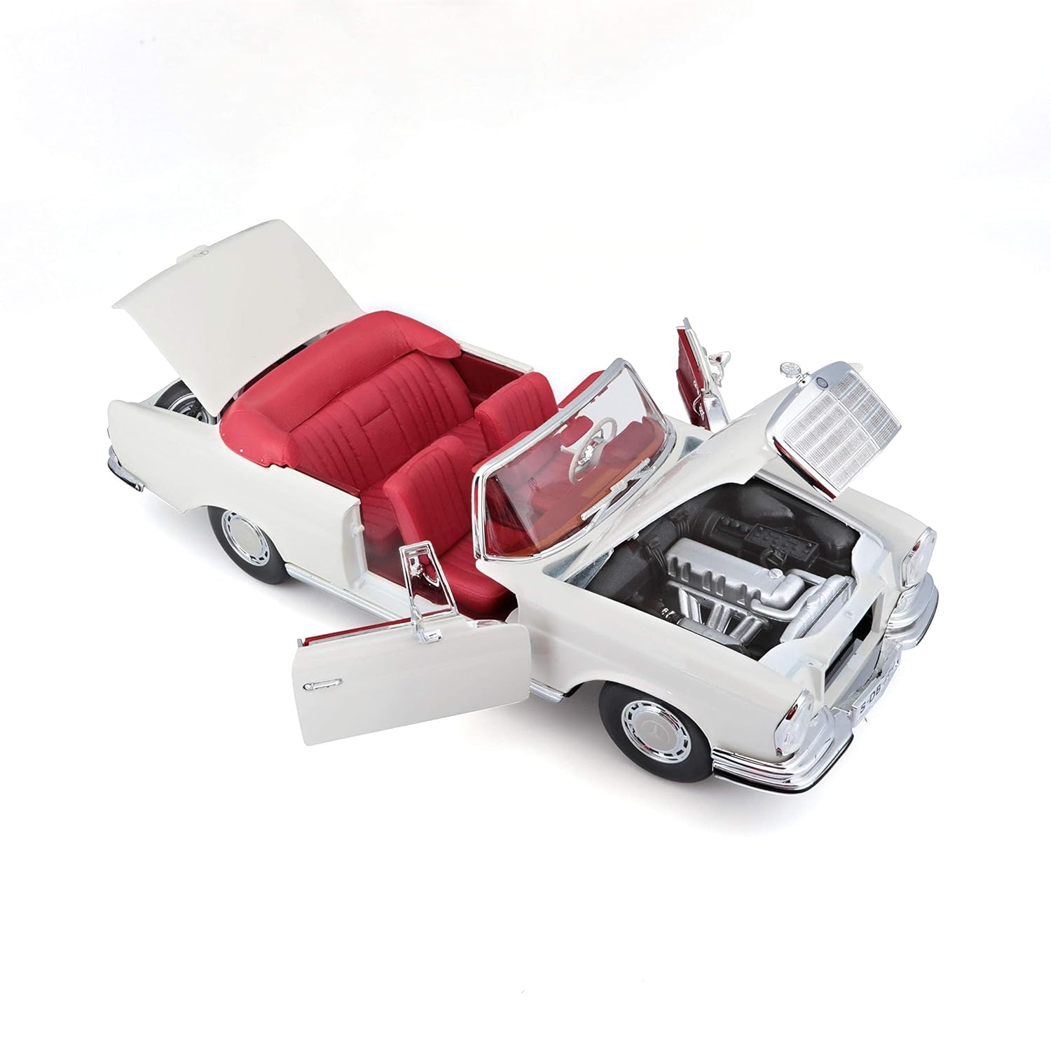 MAISTO 51811 1:18 1967 MERCEDES BENZ 280 SE DIECAST MODEL