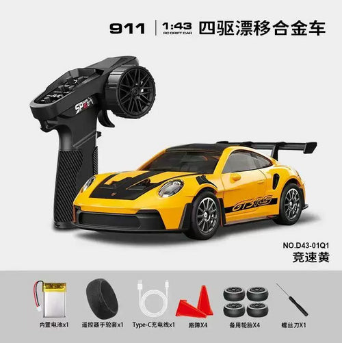 RC DRIFT CAR D43-01 HSTAR  1/43 METAL BODY RTR