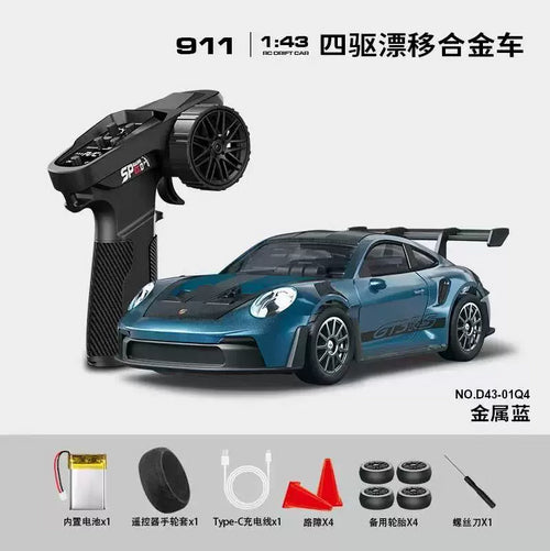 RC DRIFT CAR D43-01 HSTAR  1/43 METAL BODY RTR