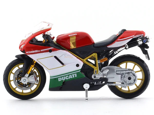 MAISTO DUCATI 1098-S 1/18 RED DIECAST  BIKE MODEL 20-07024
