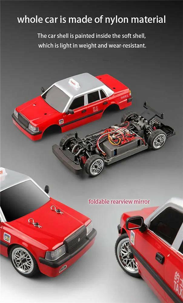 MN MODEL TAXI 1/16 MN38 RTR 2.4G RWD DRIFT RC CAR W/ GYRO AND LED LIGHTS