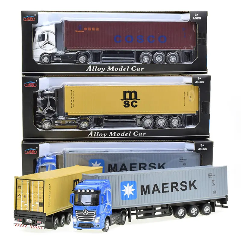 MAERSK ALLOY MODEL CAR 1:48 SCALE NO:JG2602 (BLUE&GREY)