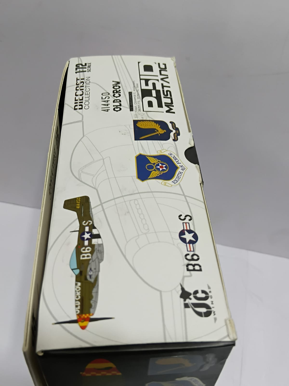 JC Wings P-51D Mustang 1:72 Scale Diecast Airplane – US Air Force 357th FG 363rd FS (JCW-72-P51-004)