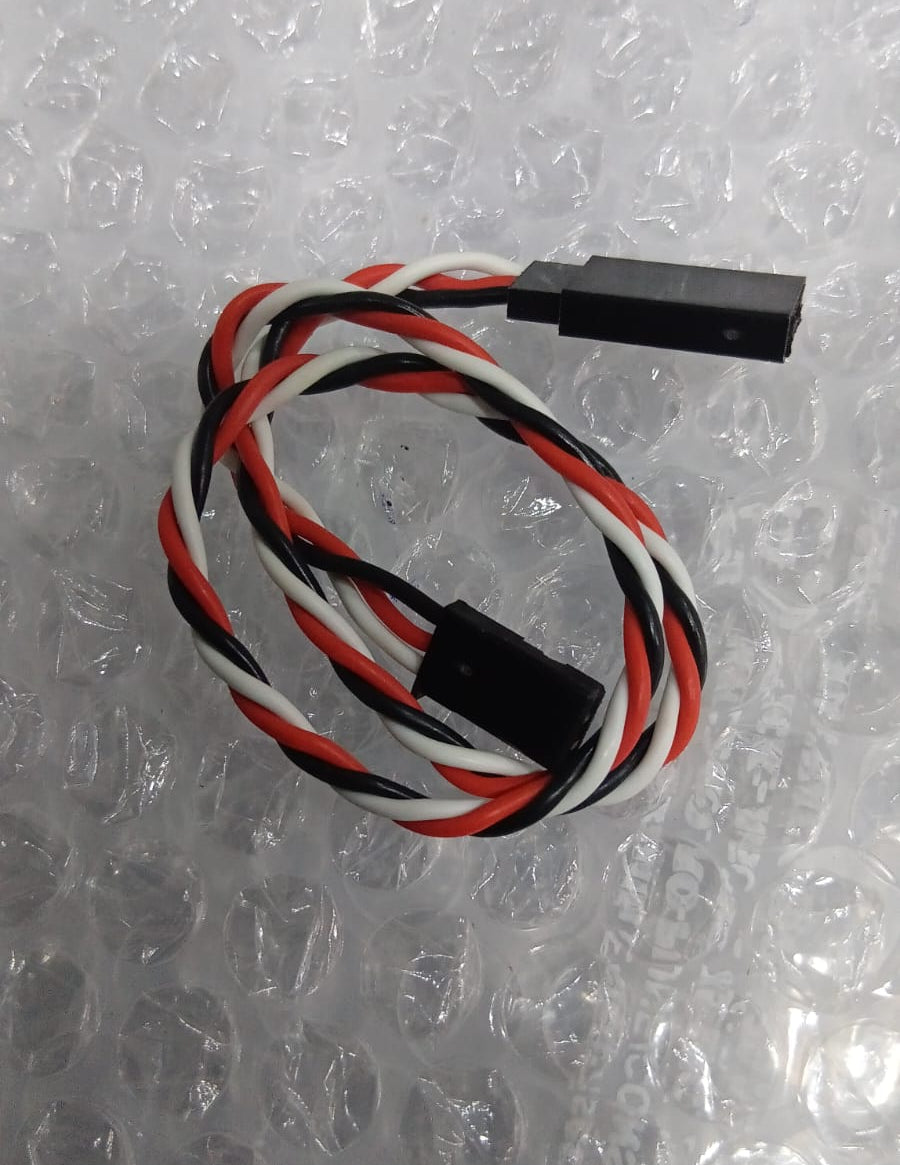 SAFECONNECT TWISTED 30CM 22AWG SERVO LEAD EXTENTION (FUTABA) CABLE