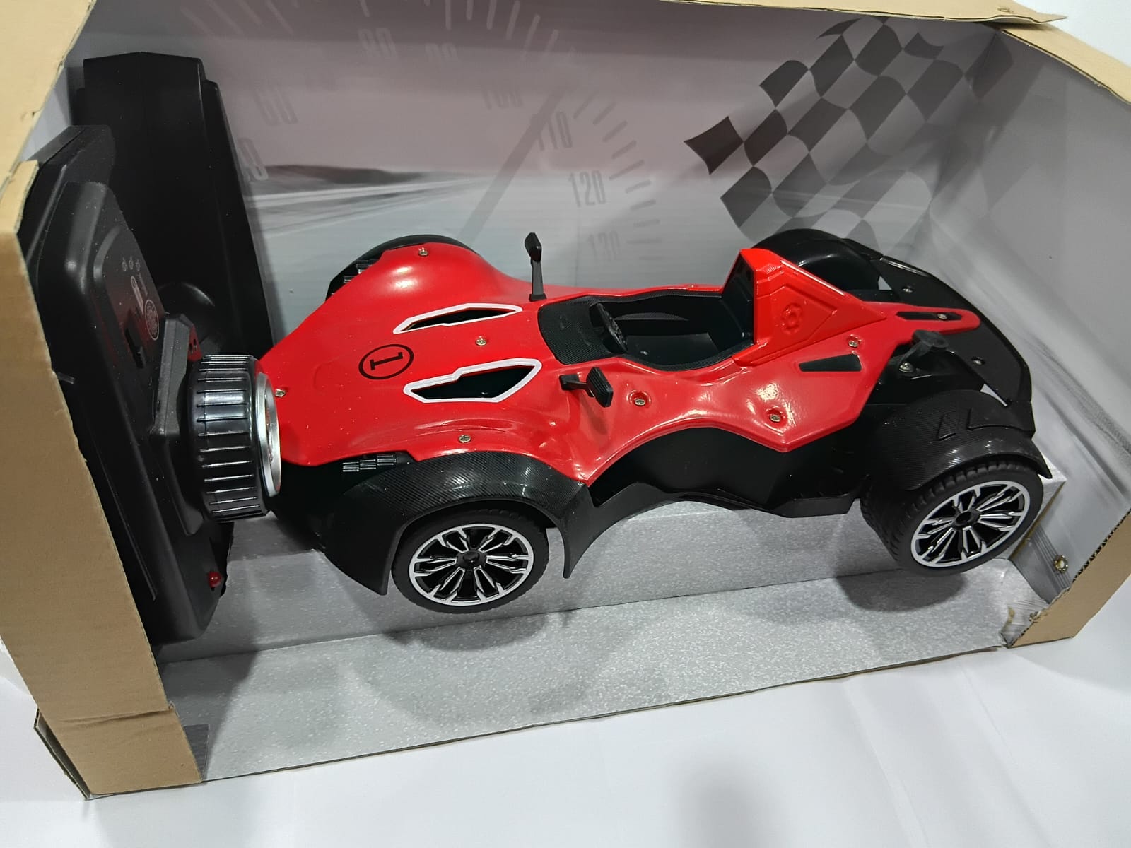 MZ YY2034 1/12 2.4GHZ R/C DIECAST SPRAY RACING CAR RED COLOR