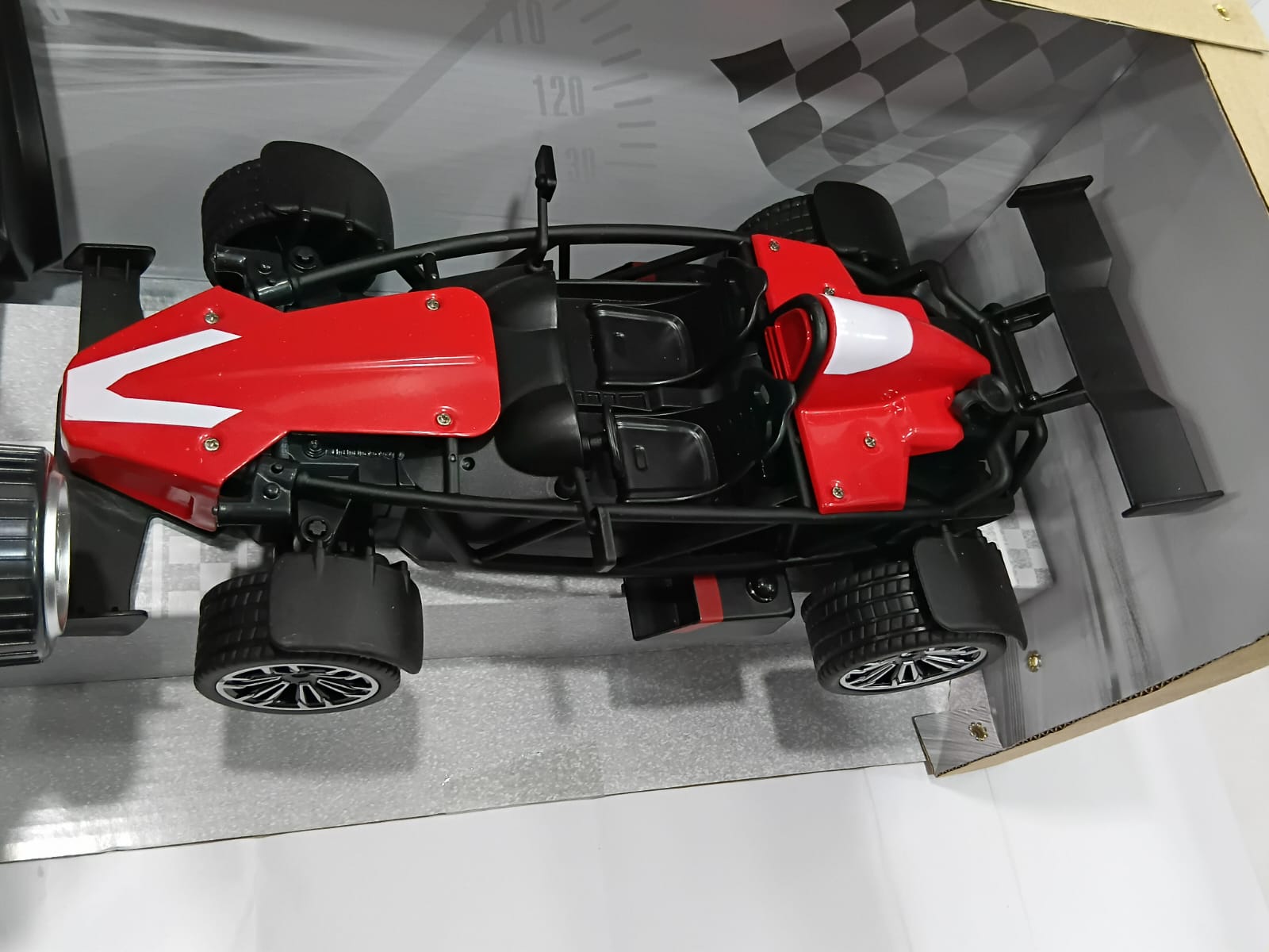 MZ YY2033 1/12 2.4GHZ R/C DIECAST SPRAY RACING CAR RED COLOR