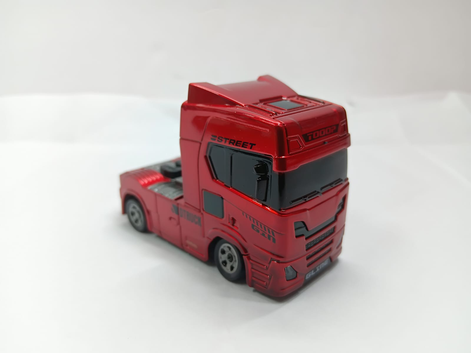 TRAILER 3606 1/64 2.4GHZ RTR SEMI/FLATBED/CONTAINER R/C TRUCK(RED) CONTAINER (BLACK)