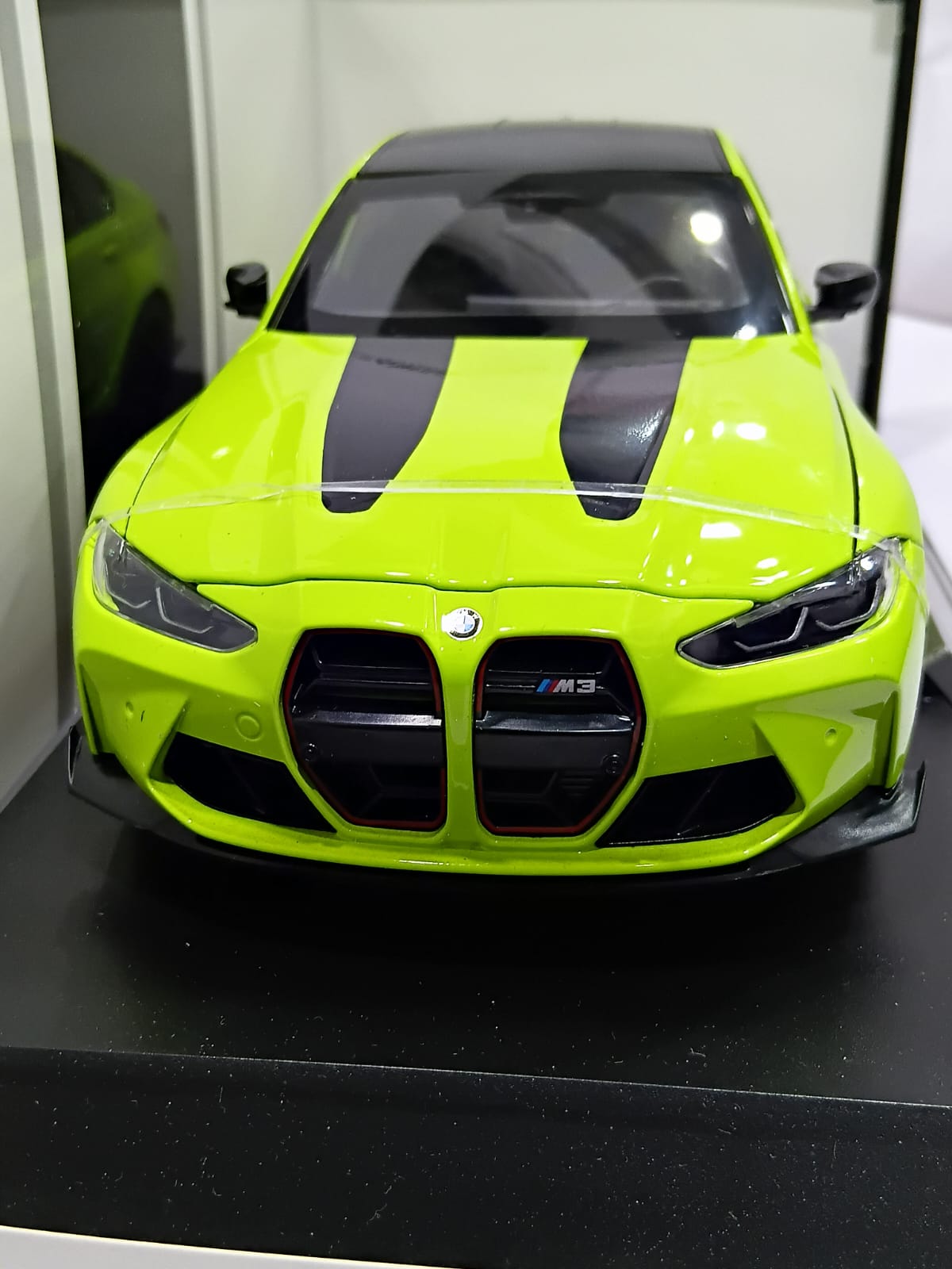 BMW M3 CS LCI H1292 1:18 OPENING DOORS DIE-CAST MODEL LIME GREEN