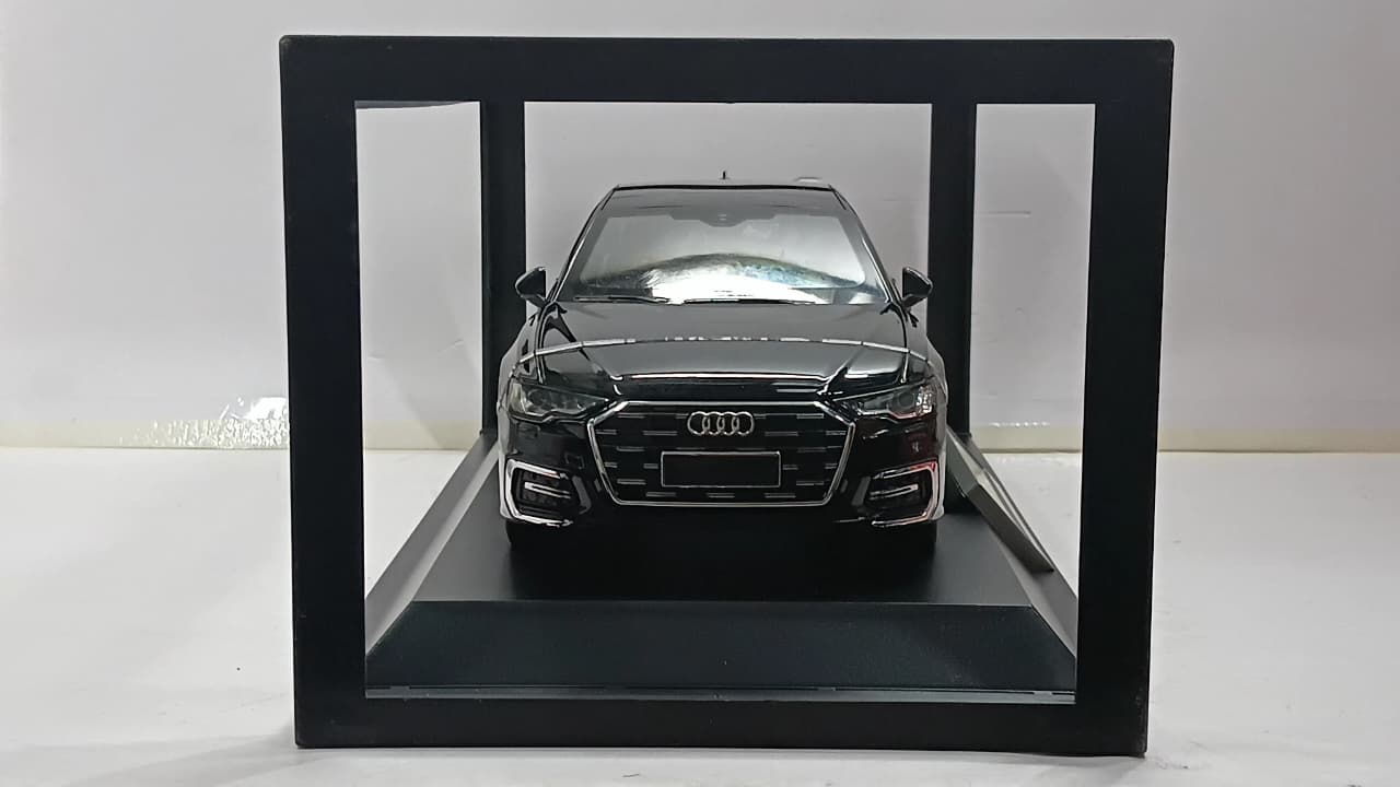 AUDI A6 L H1072 1:18 OPENING DOORS AND LIGHT WITH SOUND FUNCTION DIE-CAST MODEL BLACK