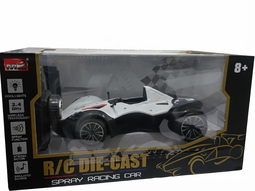 MZ YY2034 1/12 2.4GHZ R/C DIECAST SPRAY RACING CAR WHITE COLOR
