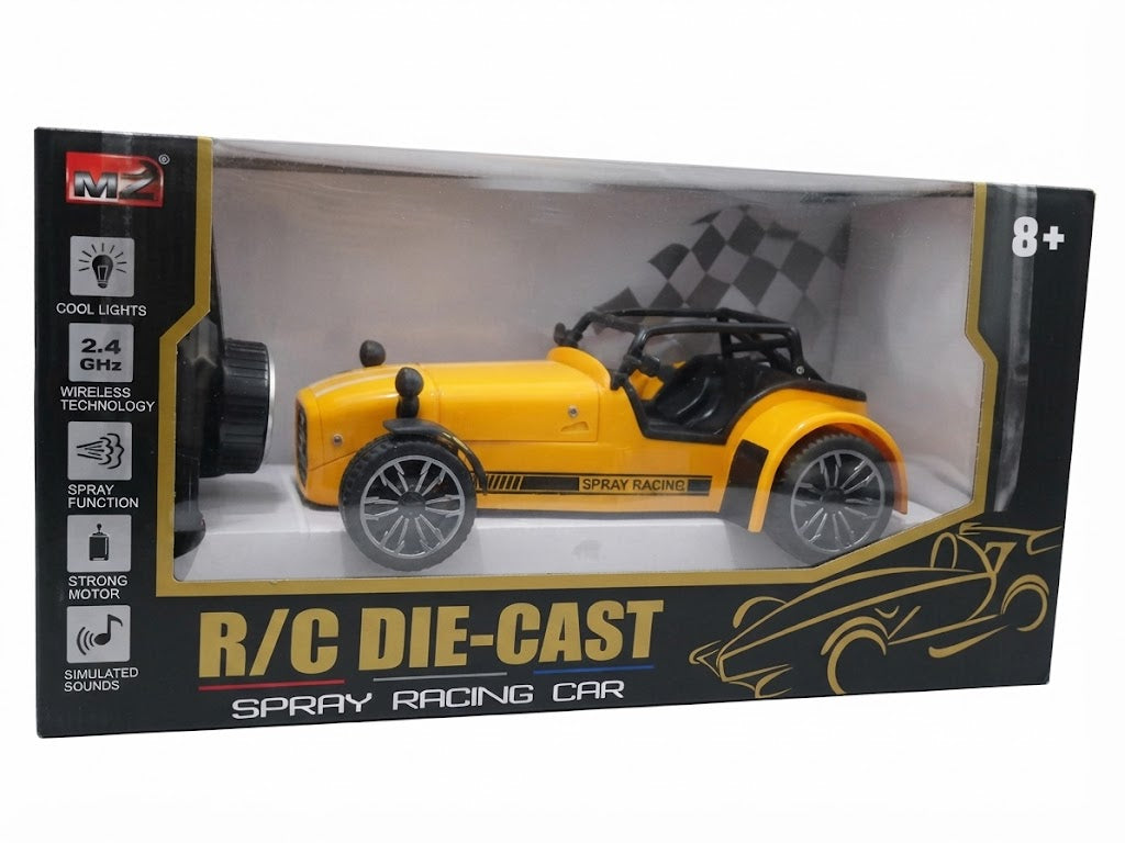 MZ YY2035 1/12 2.4GHZ R/C DIECAST SPRAY RACING CAR YELLOW COLOR