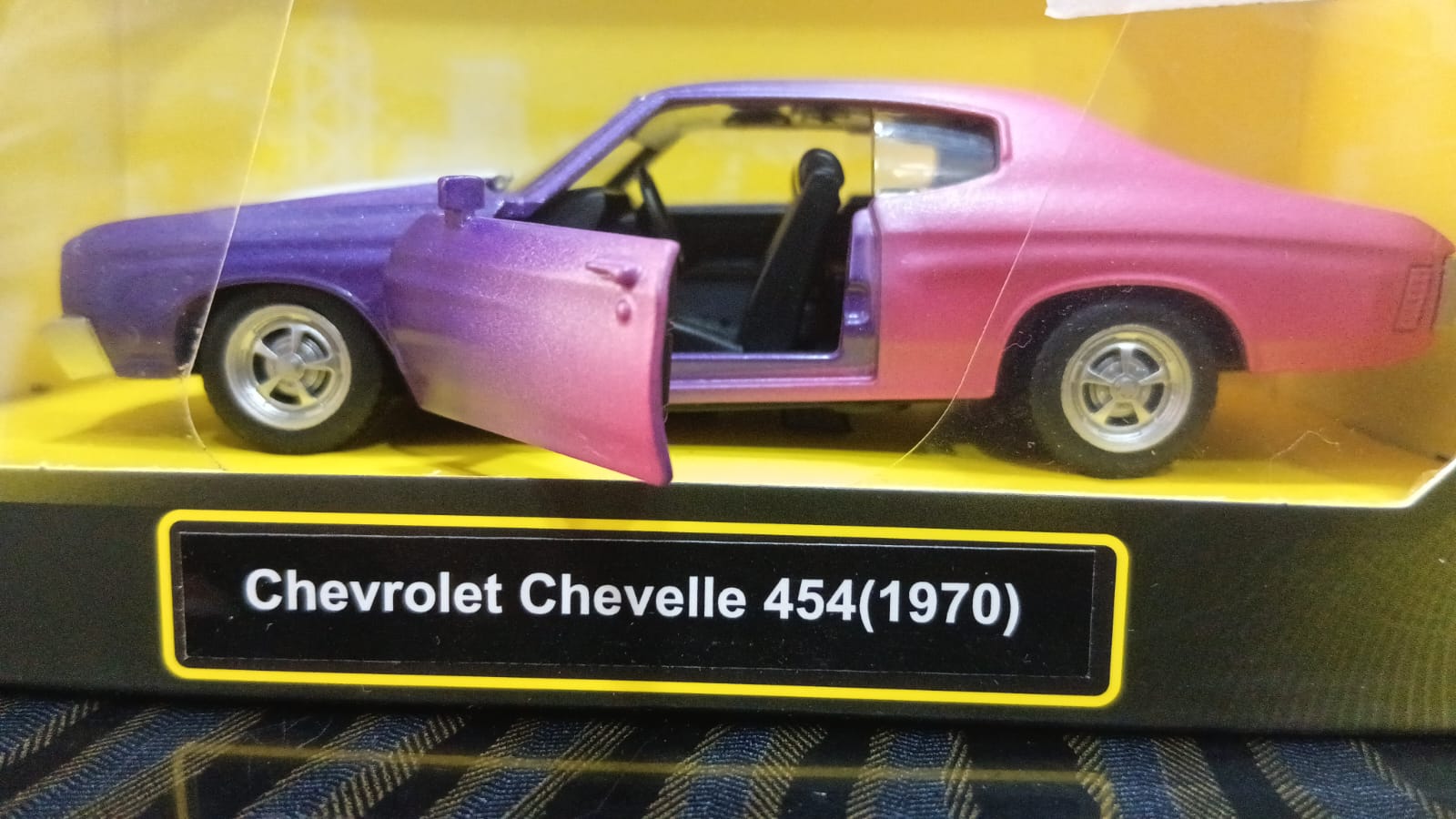 CCA 1:36 12019 CHEVROLET CHEVELLE 454(1970) DIECAST MODEL