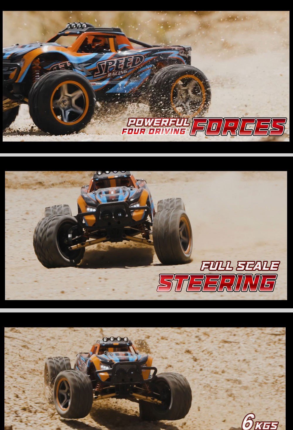 WLTOYS 104009 1:10 2.4G RACING RC CAR 45KM/H 4WD LARGE ALLOY ELECTRIC CRAWLER