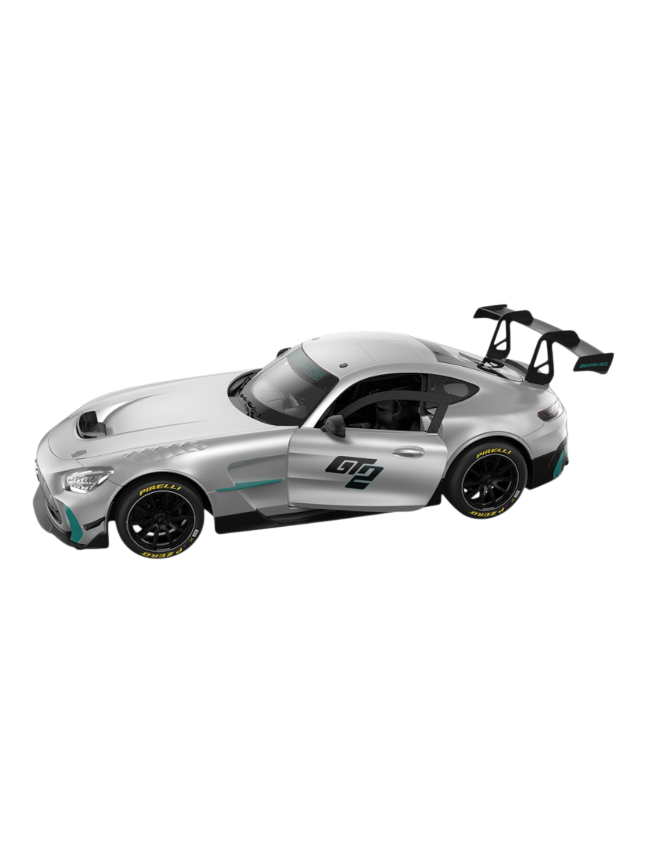 RASTAR MERCEDES-AMG GT2 10230 RC CAR 1/24 SCALE (SILVER)